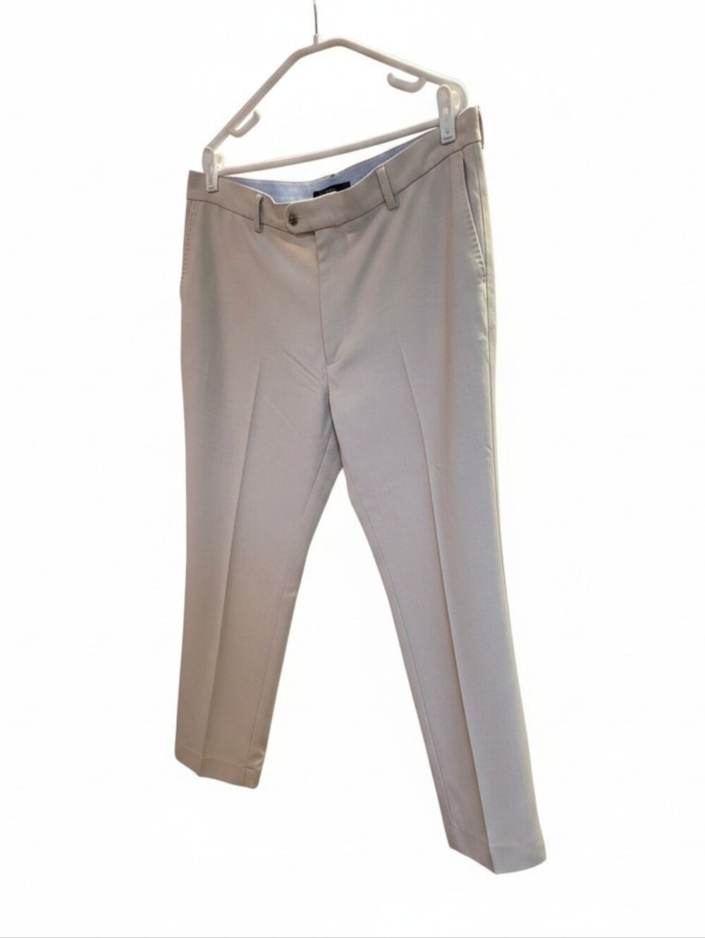 Peter Millar Slim Fit Dress Pants in Light Beige